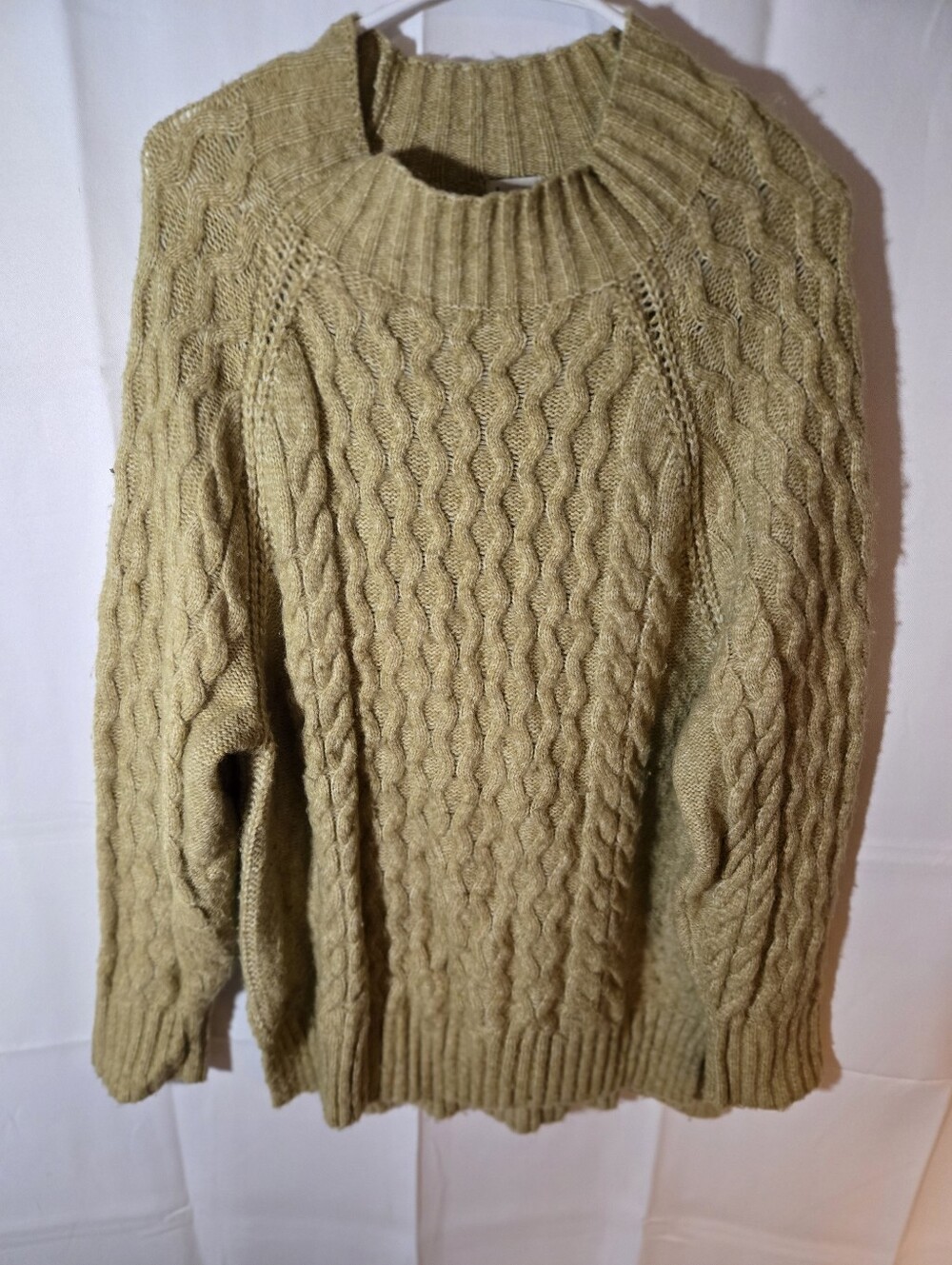 a new day Golden Cable Knit Sweater
